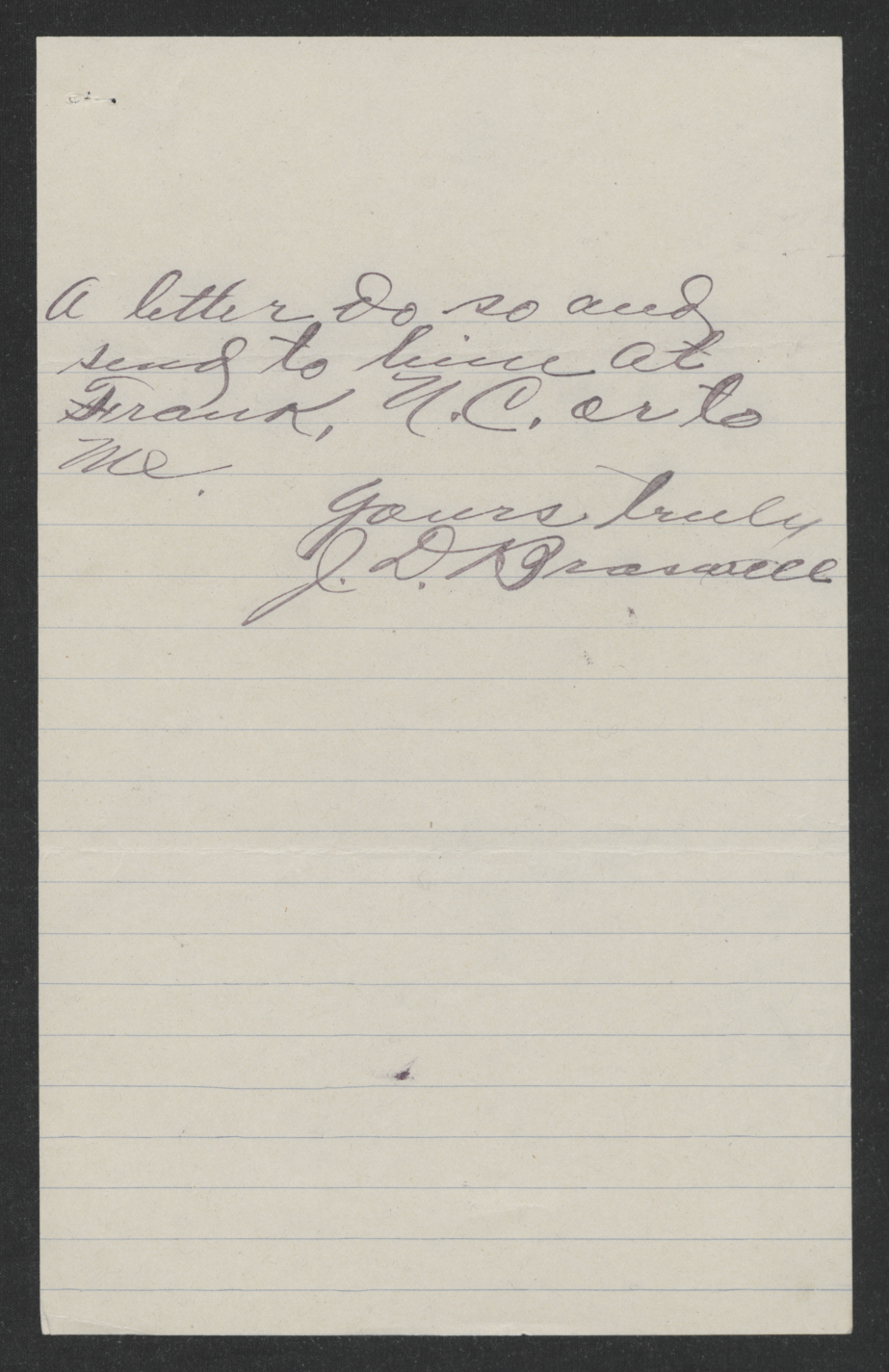 Letter from John D. Braswell to Thomas W. Bickett, October 14, 1918, page 3