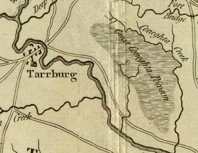 Map of the vicinity near Tarboro, NC