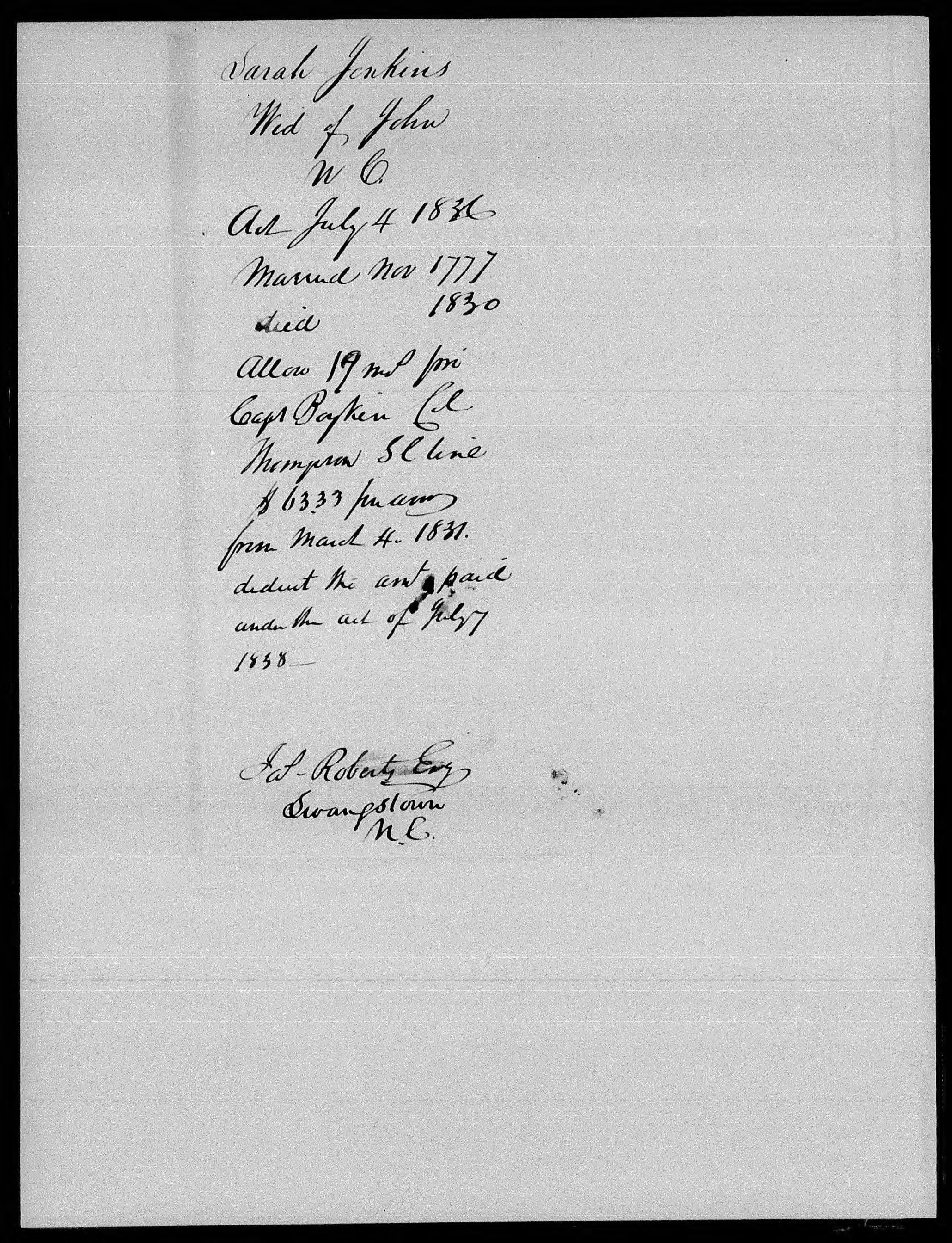 Letter from James Roberts to James L. Edwards, 31 January 1842, page 3