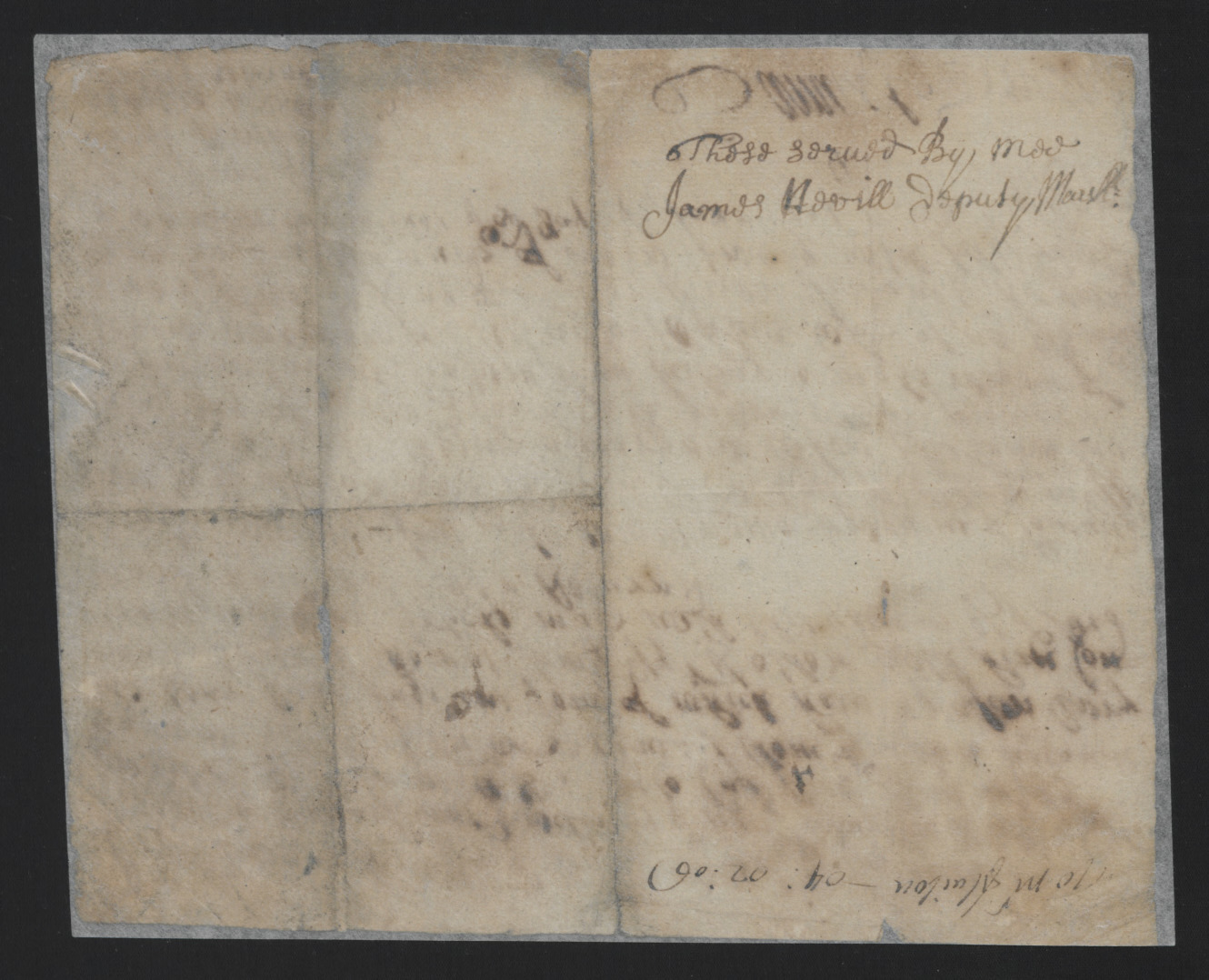 Warrant for Rick Daw to Testify Against the Bear River Indians, 3 January 1701, page 2